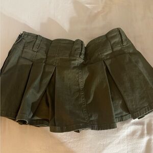 Fashion Nova Olive Green Skirt